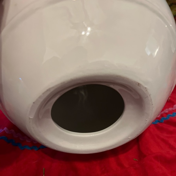 Large White Rae Dunn MERRY Ceramic Christmas Ornament Center Piece Table Decor - Picture 7 of 7